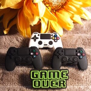 Jibbits Croc Charms Set Of 4 Gaming  Shoe Charms